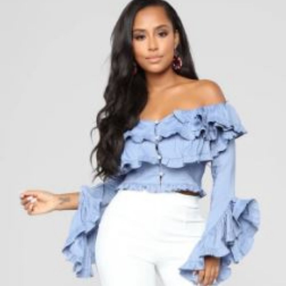 Sassy Ruffle Top